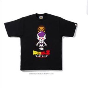Bape x Dragon-ball Z Freeza Black Tee Large